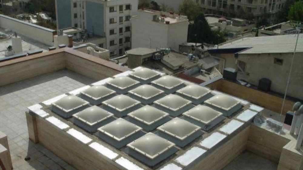 اجرای نورگیر حبابی