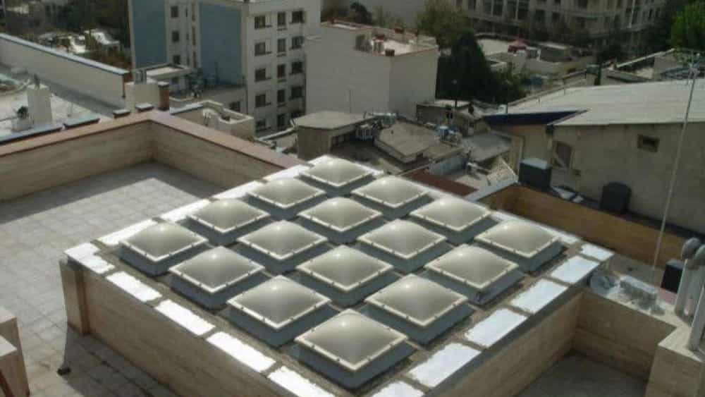 اجرای نورگیر حبابی